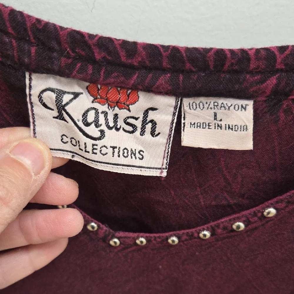 $5/$25- Kaush- Sleeveless Maxi Dress in Deep Wine -EUC - Picture 3 of 4